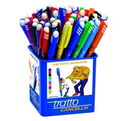 Tratto 826500 ballpoint pen Black, Blue, Green, Red 50 pc(s)