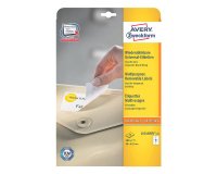 Etiquette universelle, 96 x 63,5 mm, blanc