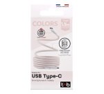 T'nB TCPDMAGPK câble USB USB 3.2 Gen 1 (3.1 Gen 1) 1,5 m USB C Rose, Blanc