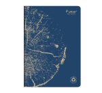 Cahier piqué FOREVER PREMIUM 100% recyclé A4 96 pages petits carreaux papier recyclé blanc 90 g - Assortis