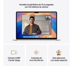 Apple MacBook Air Apple M M4 Portátil 38,9 cm (15.3") 16 GB 256 GB SSD Wi-Fi 6E (802.11ax) macOS Sequoia Beige