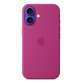 Apple Coque en silicone avec MagSafe pour iPhone 16 - Fuchsia