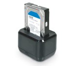 Port Designs 900040 Station d'accueil de disques de stockage Noir