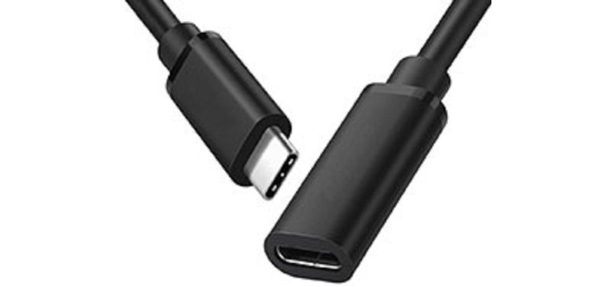DLH DY-TU3856 câble USB USB 3.2 Gen 1 (3.1 Gen 1) 2 m USB C 5 Gbit/s Noir