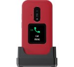 Doro Leva E30 7,11 cm (2.8") 142,7 g Rouge, Blanc Téléphone numérique