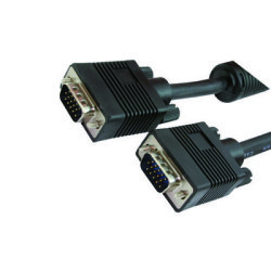 Câble vga hd/db15 relie pc à moniteur prise femelle db15 longueur câble 1,8m
