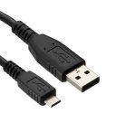 DLH Cable USB-A vers micro USB noir 1m