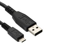 DLH Cable USB-A vers micro USB noir 1m
