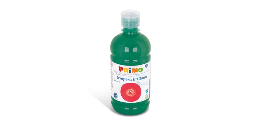 Primo 202BR500630 colore a tempera 500 ml Bottiglia Verde
