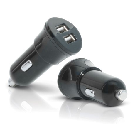 Mobilis Car Charger 2 USB Universel Noir Allume-cigare Auto