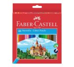 FABER-CASTELL Crayons de couleur CASTLE, étui de 48