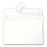 Paquet de 20 enveloppes 120g POLLEN 11,4x16,2cm (C6). Coloris Ivoire