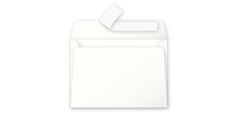 Enveloppe clairefontaine pollen 114x162mm 120g coloris ivoire étui 20 unités