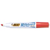 Marqueur effaçable Bic Whiteboard Velleda 1751 pointe biseautée 3 mm rouge