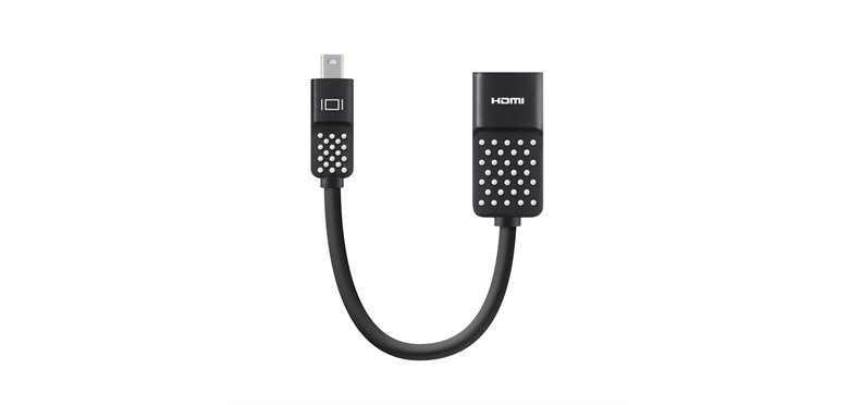 Belkin Mini DisplayPort/HDMI 0,127 m Noir