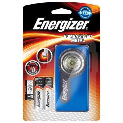 Lampe compact metal LED avec piles