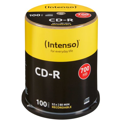 Intenso CD-R 700MB 52x 100 pieza(s)