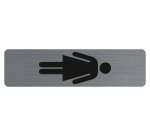 Plaque de signalisation 'Dame'