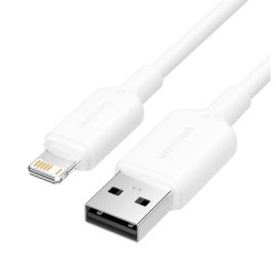 Vention LAMWH cable de conector Lightning 2 m Blanco