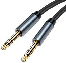 DLH DY-TU4886B câble audio 2 m 6,35 mm Noir