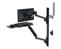 Ergotron LX Pro Series 45-696-292 support d'écran plat pour bureau 86,4 cm (34") Mur Noir
