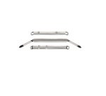 Pressini fermafogli - metallo - 12 x 80 mm - Lebez - conf. 50 pezzi