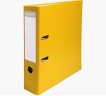 Classeur levier exacompta a4 polypropylène 22/10e dos 80mm coloris jaune