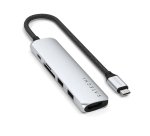 Satechi ST-P6SS hub & concentrateur USB Type-C 10000 Mbit/s Argent