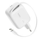 Belkin UltraCharge Smartphone, Tablette, Ordinateur portable, Casques, Smartwatch Blanc Secteur Charge rapide Intérieure