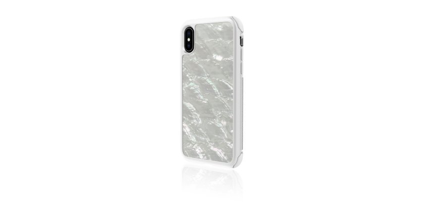 White Diamonds Tough Pearl custodia per cellulare 14,7 cm (5.8") Cover Perlato, Bianco