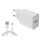 DLH DY-AU5091W chargeur d'appareils mobiles Tablette, téléphone Blanc Secteur Intérieure