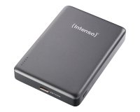 Intenso MW10000 Magnetic Power Bank 10000 mAh – MagSafe Compatible, 15W Wireless Charging, 20W USB-C PD, For iPhone & Android – Tested in Germany – Grey
