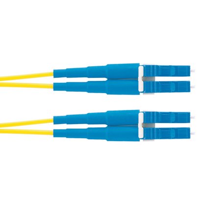 Panduit 5m OS2 LC Duplex Cable de fibra óptica e InfiniBand Amarillo