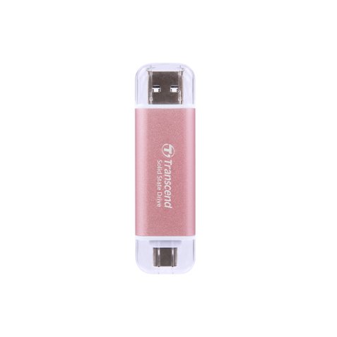 Transcend ESD310 512 Go USB Type-A vers USB Type-C 3.2 Gen 2 (3.1 Gen 2) Rose