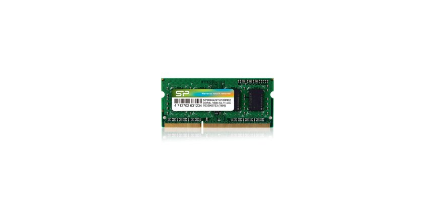 Silicon Power SP004GLSTU160N02 module de mémoire 4 Go 1 x 4 Go DDR3L 204-pin SO-DIMM