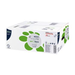 Carton de 40 paquets de papier toilette 2 plis pure cellulose, 224 formats L11 cm coloris Blanc