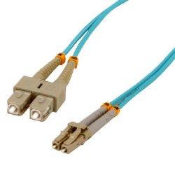 MCL FOM3/SCLC-2M câble InfiniBand et à fibres optiques SC LC Vert