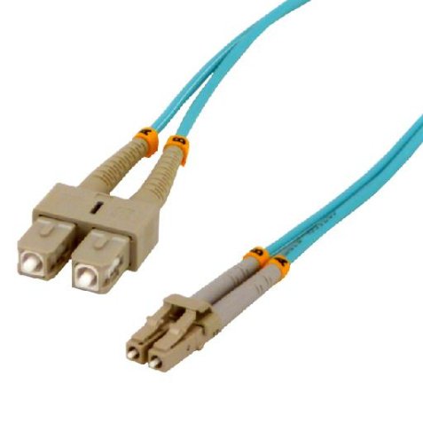 MCL FOM3/SCLC-2M câble InfiniBand et à fibres optiques SC LC Vert