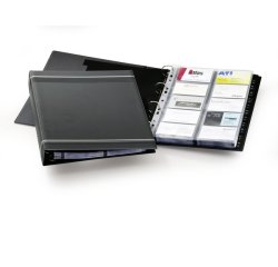 Classeur à anneaux pour cartes de visite VISIFIX, A4