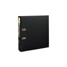 Classeur à levier cartonné Exacompta Prem Touch A4 maxi - Dos 8 cm noir