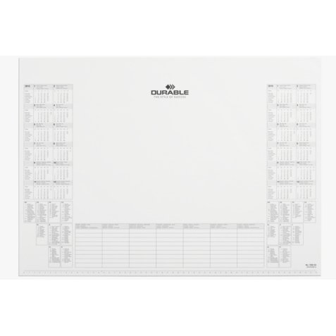 Recharge pour sous-main calendrier millesimé - 25 feuilles sur 2021 et 2022 - L 570x H 410 mm