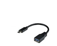 MCL USB31-CM/AFCE câble USB USB 3.2 Gen 1 (3.1 Gen 1) 0,17 m USB C USB A Noir