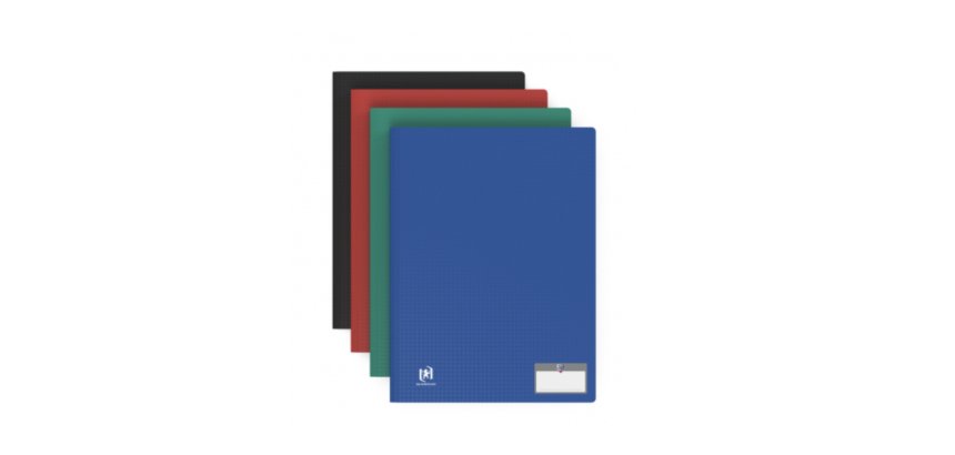 Protège-documents Oxford memphis A4 30pochettes polypro assorti