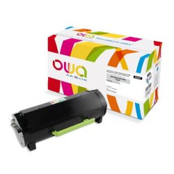 Toner remanufacturé OWA - haute capacité - Noir - pour LEXMARK 50F2U00, 50F2U0E