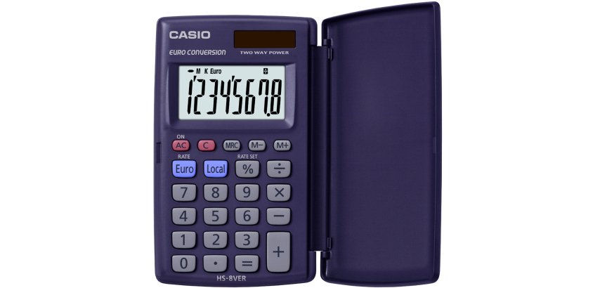 Casio HS-8VER calculator Pocket Basic Blue