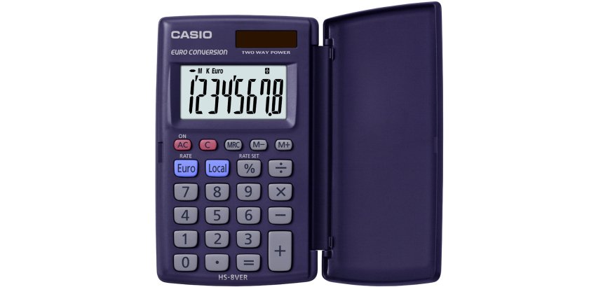 Casio HS-8VER calculator Pocket Basic Blue