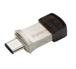 Transcend JetFlash 890 32GB lecteur USB flash 32 Go USB Type-A / USB Type-C 3.2 Gen 1 (3.1 Gen 1) Noir, Argent