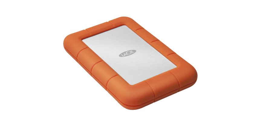 LaCie Rugged Mini disque dur externe 1 To 5400 tr/min 2.5" Micro-USB B 3.2 Gen 1 (3.1 Gen 1) Orange, Argent