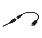 MCL USB31-CM/2HBFCE câble USB USB 2.0 0,17 m USB C USB A Noir