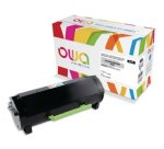 Toner remanufacturé OWA - haute capacité - Noir - pour LEXMARK 50F2H00, 50F2H0E